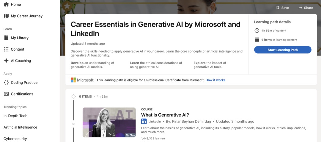 Career Essentials in Generative AI